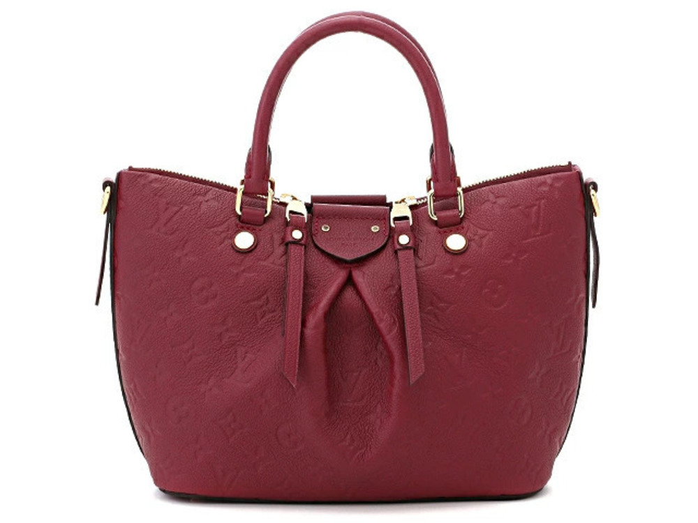 LOUIS VUITTON Mazarine Handbag Monogram Empreinte Raisin Purple